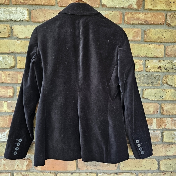 New York & Company Black Velveteen Blazer - Picture 4 of 9